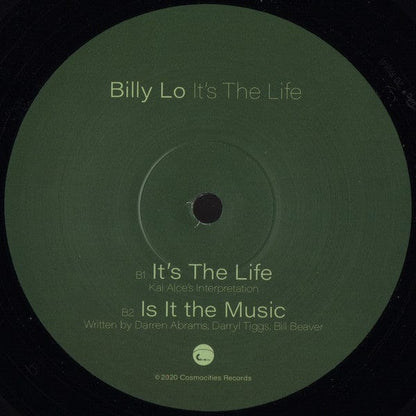 Billy Lo* - It's The Life (12") Cosmocities Records Vinyl