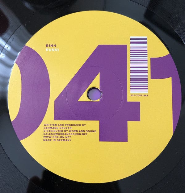 Binh - Visio (12") Perlon Vinyl 827170571969