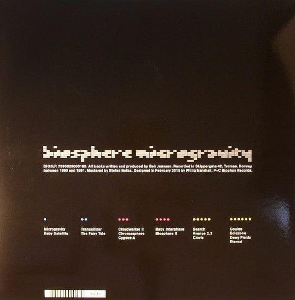 Biosphere - Microgravity (3x12") Biophon Records Vinyl 7090029000160
