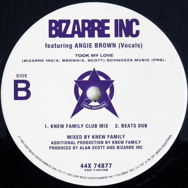 Bizarre Inc - Took My Love (3x12", Single, DJ ) Vinyl Solution, Columbia