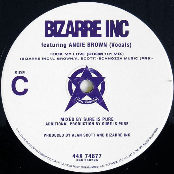 Bizarre Inc - Took My Love (3x12", Single, DJ ) Vinyl Solution, Columbia