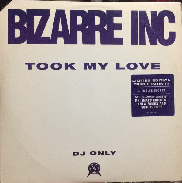 Bizarre Inc - Took My Love (3x12", Single, DJ ) Vinyl Solution, Columbia