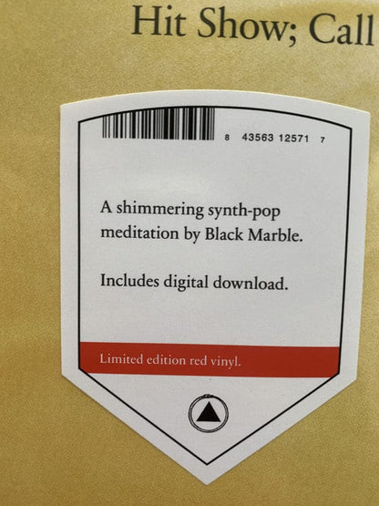 Black Marble – Bigger Than Life (LP, Red, Sacred Bones Records, 2019) Image 3