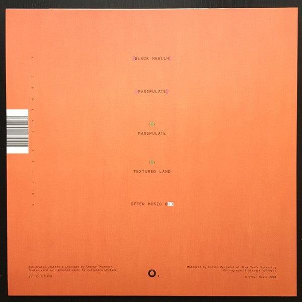 Black Merlin - Manipulate (12") Offen Music Vinyl