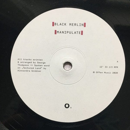 Black Merlin - Manipulate (12") Offen Music Vinyl