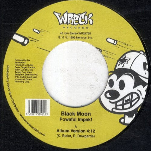 Black Moon - Powaful Impak! (7") on Wreck Records at Further Records
