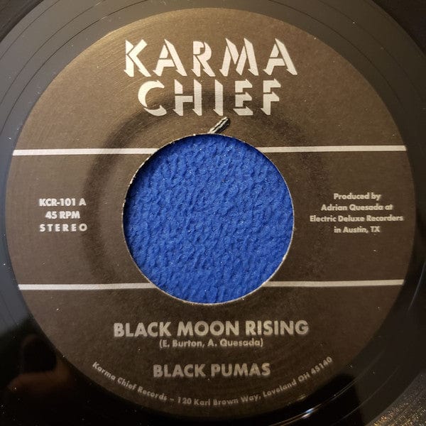 Black Pumas - Black Moon Rising (7") Karma Chief Records Vinyl 659123107310