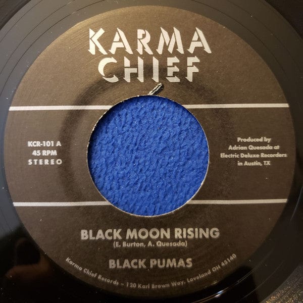 Black Pumas – Black Moon Rising (7", Karma Chief Records, 2018) Image 3