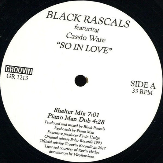Black Rascals Featuring Cassio Ware - So In Love (12", RE) Groovin Recordings