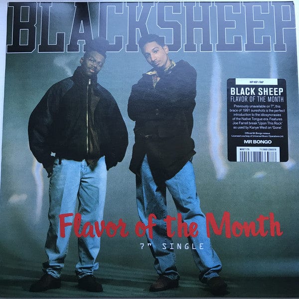 Black Sheep - Flavor Of The Month (7") Mr Bongo Vinyl 7119691266978