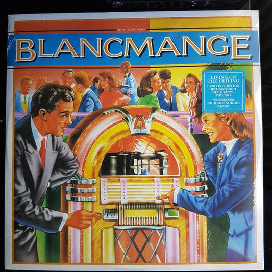 Blancmange - Living On The Ceiling (12", Single, Ltd, RM, Blu) London Records