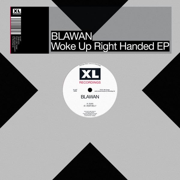 Blawan – Woke Up Right Handed EP (12", XL Recordings, 2021) Front Cover