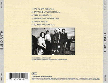 Blind Faith (2) - Blind Faith (CD) Polydor CD 731453181823