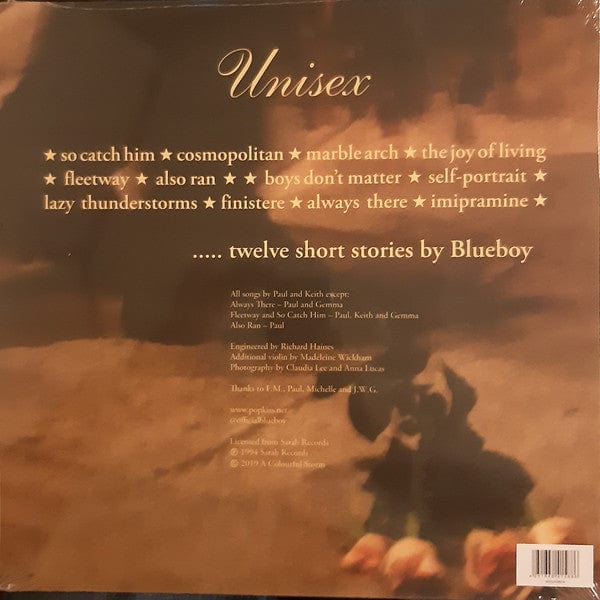 Blueboy - Unisex (LP, Album, RE) A Colourful Storm