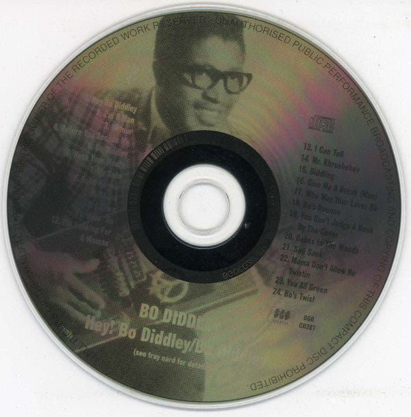 Bo Diddley - Hey! Bo Diddley / Bo Diddley (CD) BGO Records CD 5017261202871