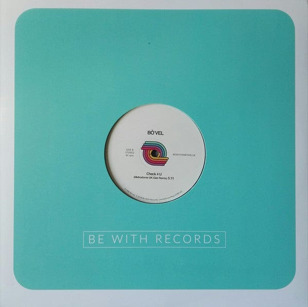 Bô'vel - Check 4 U (12") Be With Records Vinyl 5050580693890