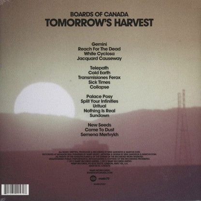 Boards Of Canada - Tomorrow's Harvest (2xLP) Warp Records,Music70 Vinyl 801061025717