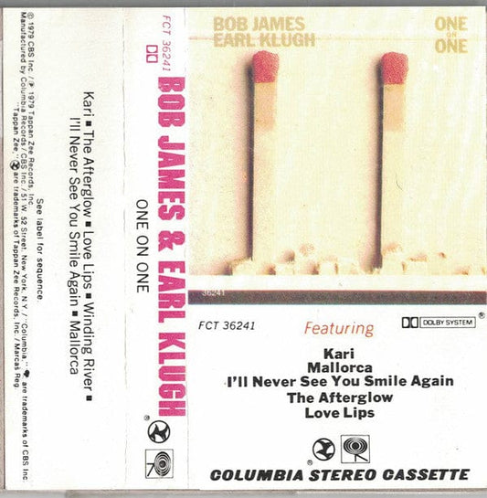 Bob James & Earl Klugh - One On One on Tappan Zee Records,Columbia at Further Records
