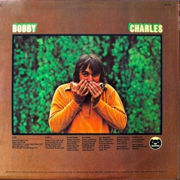 Bobby Charles - Bobby Charles on Bearsville at Further Records