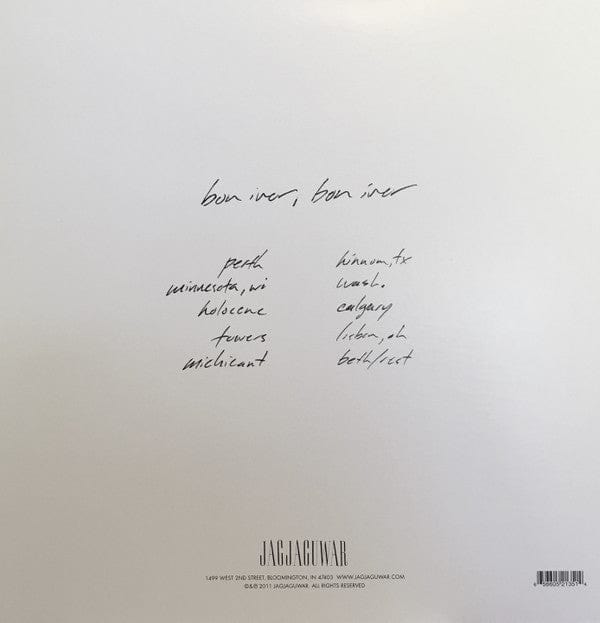 Bon Iver - Bon Iver, Bon Iver (LP) Jagjaguwar Vinyl 656605213514