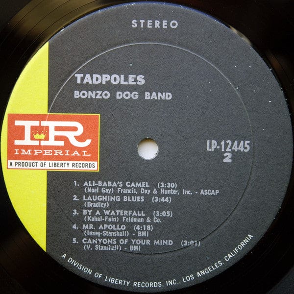 Bonzo Dog Band* - Tadpoles on Imperial at Further Records