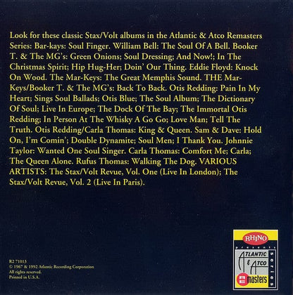 Booker T & The MG's - Hip Hug-Her (CD) Rhino Records (2) CD 081227101329