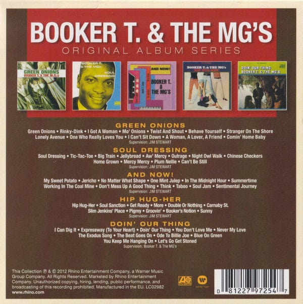 Booker T & The MG's - Original Album Series (Box Set) Atlantic,Warner Music Box Set 081227972547