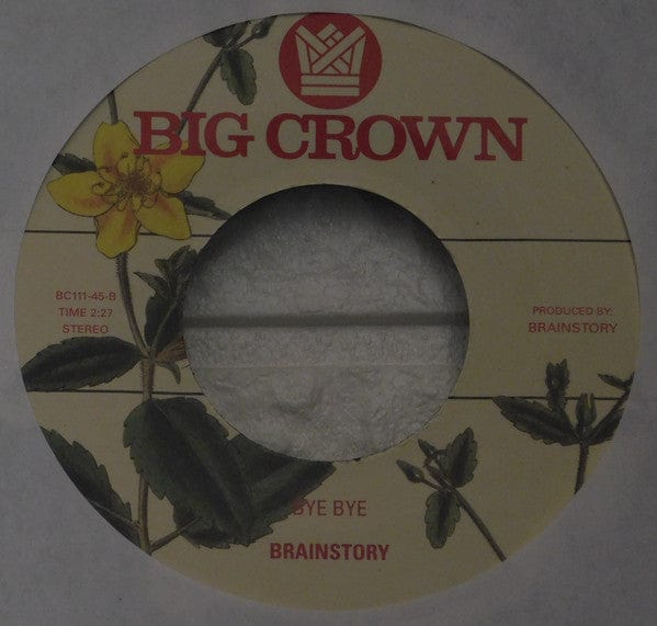 Brainstory – Seasons (7", Big Crown Records, 2021) Back Cover