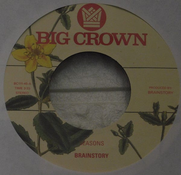 Brainstory - Seasons (7") Big Crown Records Vinyl 349223011111