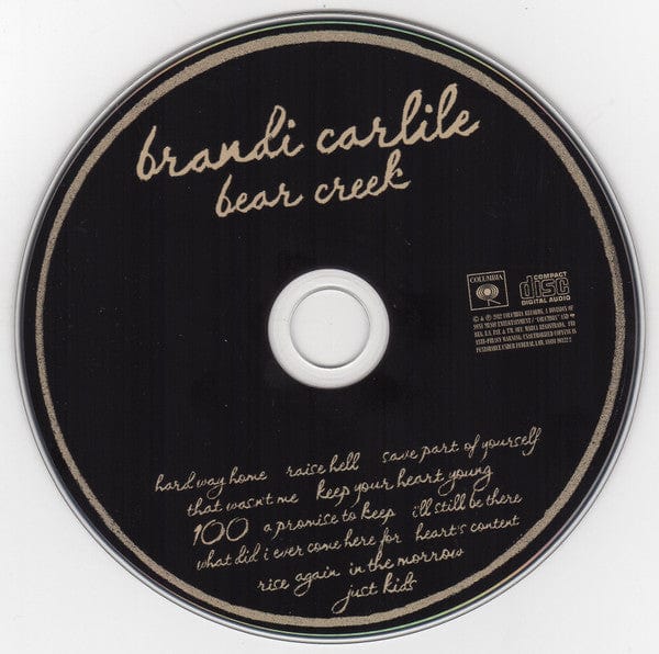 Brandi Carlile - Bear Creek (CD) Columbia CD 886919612226
