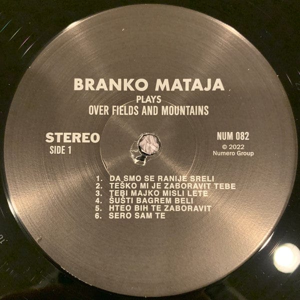 Branko Mataja - Over Fields and Mountains (LP) Numero Group Vinyl 825764108218