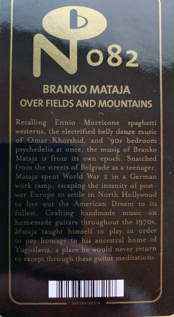 Branko Mataja - Over Fields And Mountains (LP) – Further Records