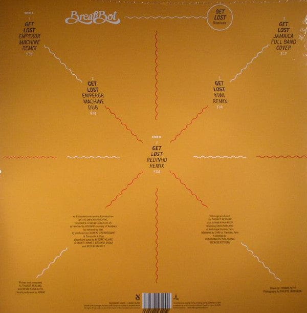 Breakbot - Get Lost (Remixes) (12") Ed Banger Records, Because Music Vinyl 5060421562902