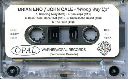 Brian Eno & John Cale - Wrong Way Up (Cassette) Opal Records Cassette