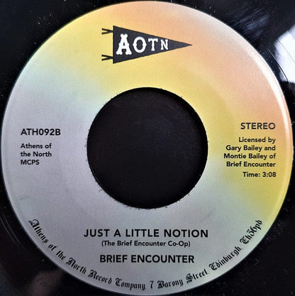 Brief Encounter - Get A Good Feeling (7") Athens Of The North Vinyl