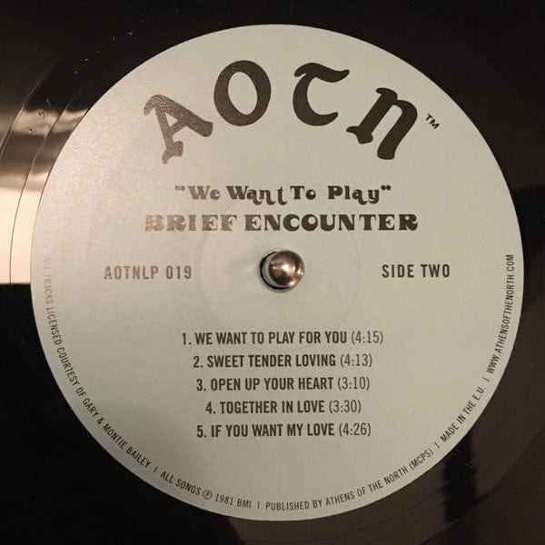 Brief Encounter - We Want To Play (LP) – Further Records