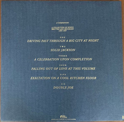 Bright Eyes – A Collection Of Songs Written And Recorded 1995-1997 (A Companion) (12", Gold, Dead Oceans, 2022) Back Cover