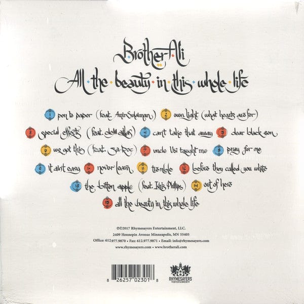 Brother Ali - All The Beauty In This Whole Life (2xLP, Album, Tra) on Rhymesayers Entertainment at Further Records