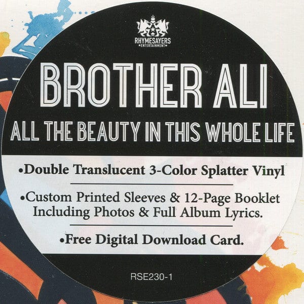 Brother Ali - All The Beauty In This Whole Life (2xLP, Album, Tra) on Rhymesayers Entertainment at Further Records
