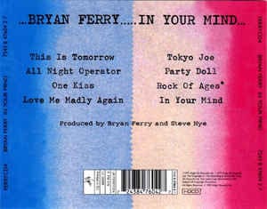 Bryan Ferry - In Your Mind (CD) Virgin,Virgin CD 724384760427