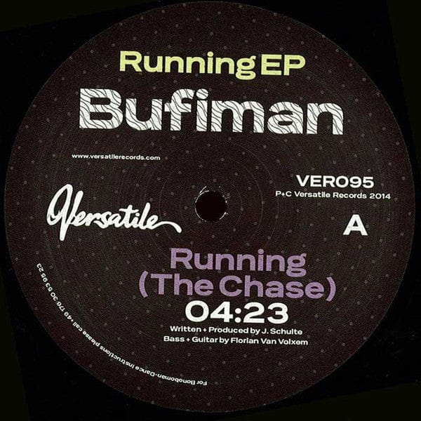 Bufiman - Running EP (12") Versatile Records Vinyl