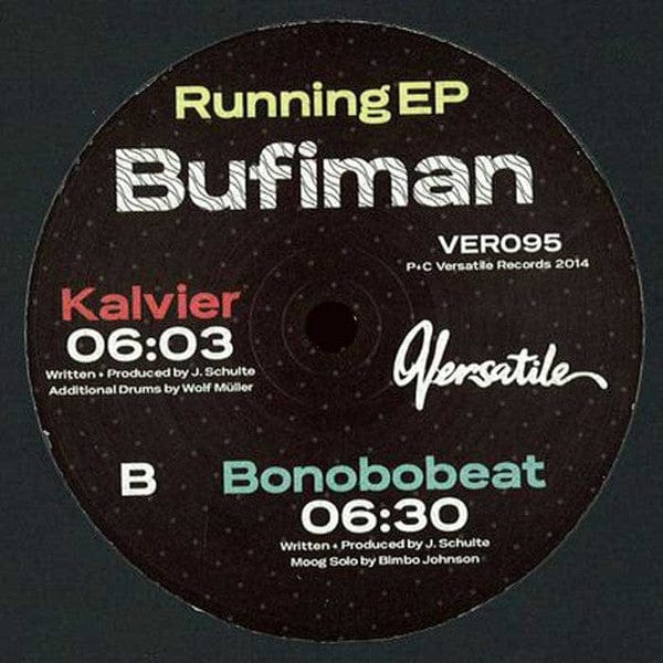 Bufiman - Running EP (12") Versatile Records Vinyl