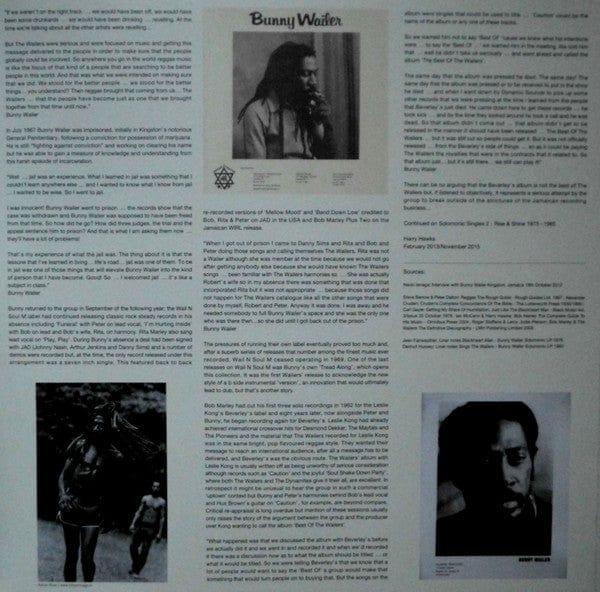 Bunny Wailer - Solomonic Singles 1: Tread Along 1969-1976 (2xLP