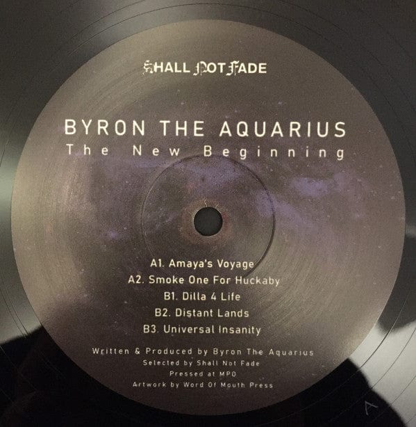 Byron The Aquarius - The New Beginning (2xLP) Shall Not Fade Vinyl