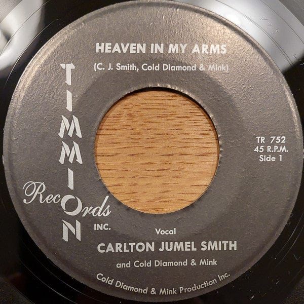 C.J. Smith Cold Diamond & Mink – Heaven In My Arms (7", Timmion Records, 2022) Front Cover