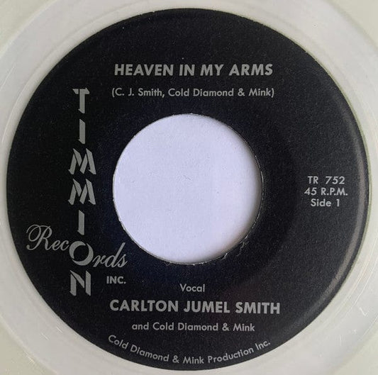 C.J. Smith and Cold Diamond & Mink - Heaven In My Arms (7") Timmion Records Vinyl