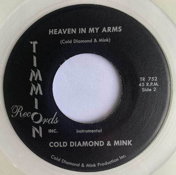 C.J. Smith and Cold Diamond & Mink - Heaven In My Arms (7") Timmion Records Vinyl