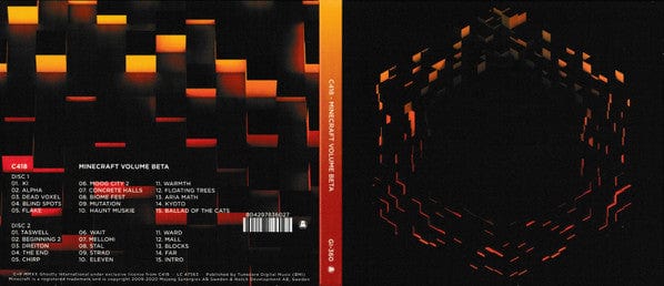C418 - Minecraft Volume Beta (2xCD) Ghostly International CD 804297836027