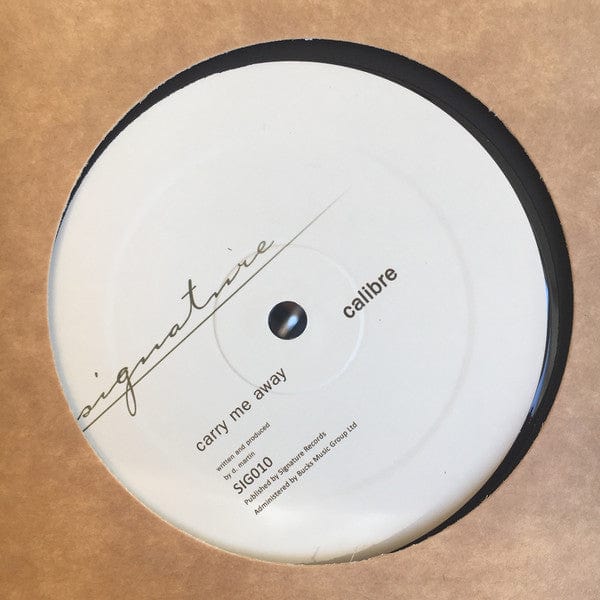 Calibre - Carry Me Away / Mr Right On (12", RM, RP) Signature Records