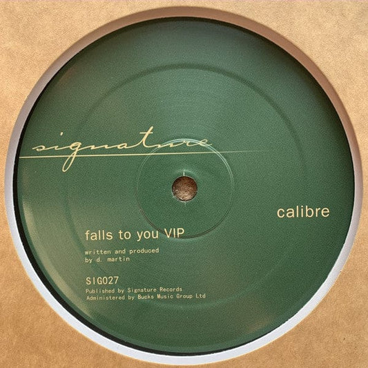Calibre - Falls To You VIP / End Of Meaning (12") Signature Records Vinyl